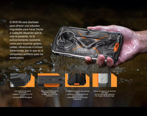 Blackview Bv8100 Celular Rugged + Cámara 50 Mp Y 2k Video