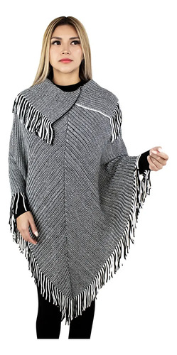 Capa Poncho Tejida Para Mujer Marca Vasarelli