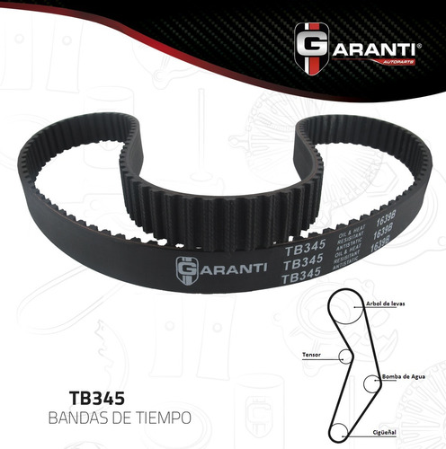 Banda Tiempo Distribucion Fiat 500l 1.4l 2014-2016 Favorito