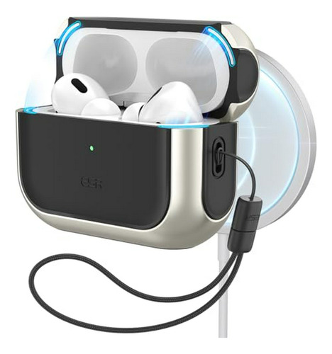 Funda  Compatible Con AirPods Pro Gen 2 (halolock) Con Magsa