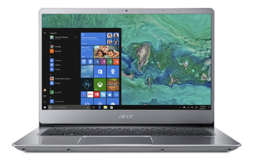 Imagen 1 de 4 de Notebook Acer Swift 3 SF314-54-57LM-MX plata 14", Intel Core i5 8250U  8GB de RAM 256GB SSD, Intel UHD Graphics 620 1920x1080px Windows 10 Home