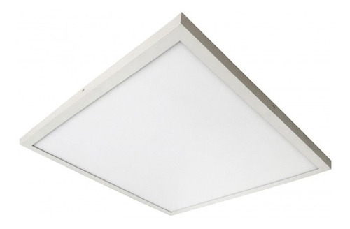 Plafon Led Aplicar 40x40 36w Diseño Moderno Blanco Chato