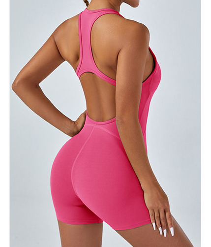 Xl - Breathable Backless Yoga Bodysuit