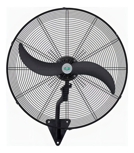 Ventilador de pared Czerweny VI30 con 2 palas de Plástico color negro estructura color negro