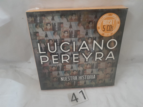 Luciano Pereyra Nuestra Historia Box St 5 Cds 