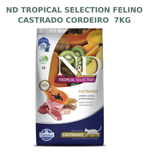 Nd Tropical Selection Felino Castrado Cordeiro 7kg