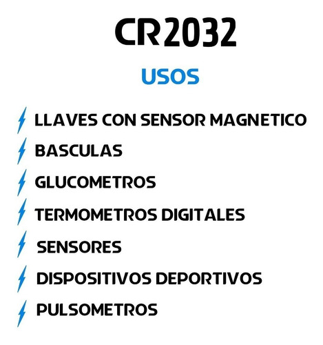 Cr2032 Tipo Moneda 10 Piezas Marca Murata 3v