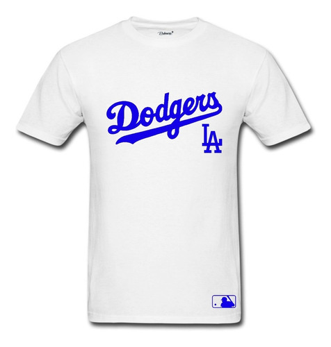 Playera Dodgers De Los Angeles Béisbol Baseball Blanco