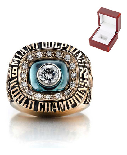 Nfl - Anillos De Campeonato De Los Miami Dolphins 1972