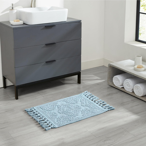 Jean Pierre - Ricardo Bath Mat, Alfombras De Baño Marginado,