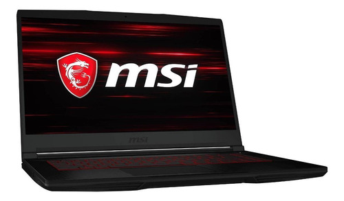 Imagen 2 de 4 de Laptop gamer MSI Thin GF63 negra 15.6", Intel Core i5 9300H 8GB de RAM 256GB SSD, Nvidia GeForce GTX 1650 1920x1080px Windows 10 Home