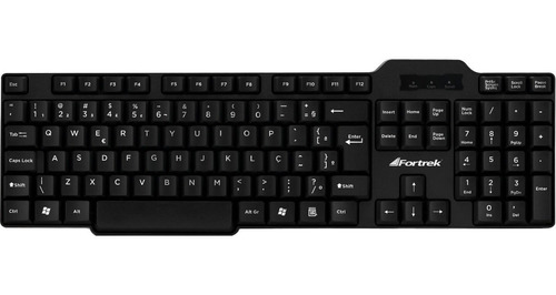 Teclado Usb Padrão Standard Skl-105 Preto Fortrek Abnt2