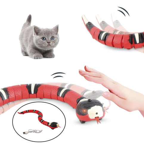 Gatos 3d Juguete De Serpiente Y Pez Usb Mover Juguetes