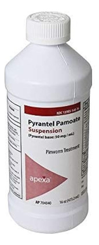 Solucion De Pamoato De Pirantel, 50 Mg/ Ml, 16 Onzas