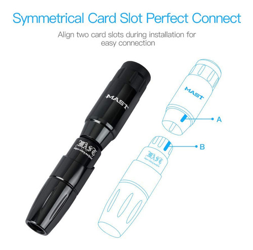Kit De Máquina De Pluma De Tatuaje Inalámbrico De Mast Girat