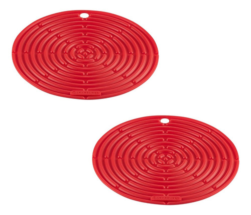 Set 2 Mini Salvamanteles Silicona Cereza - Le Creuset