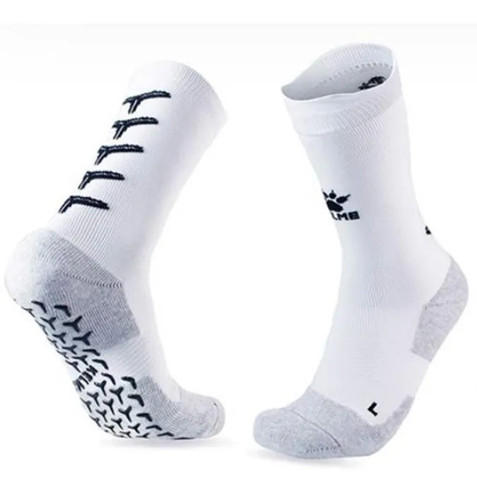 Meias antiderrapantes brancas de futebol para adultos de qualidade única Kelme-uy