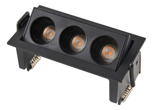 Spot Downlight De Embutir Powerus 3 Pontos 6w 3000k Nordecor