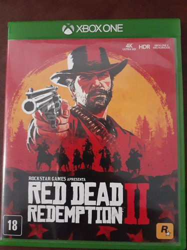 Red Dead Redemption 2 Xbox One Físico Jogo Cd Midia Usado