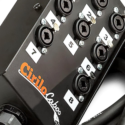 Medusa 8 Vias Com Conectores Combo - Cirilo Cabos 2 Mts