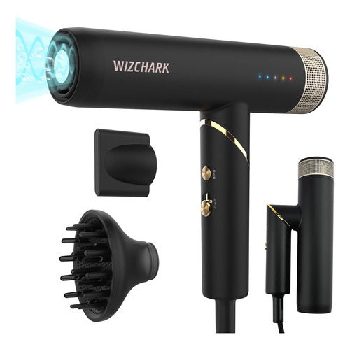 Wizchark Secador De Pelo Profesional Con Difusor, Secador De