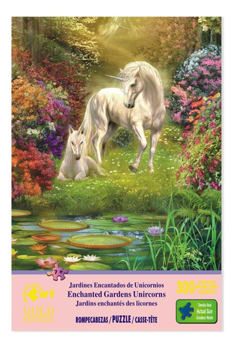 Rompecabezas Wuundentoy Jardines De Los Unicornios 300 Pzas