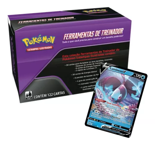 Box 122 Cartas Ferramentas De Treinador Pokémon Tcg - Copag