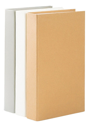 . Livro De Adereços Para Decoração De Estante, Pacote Com 3
