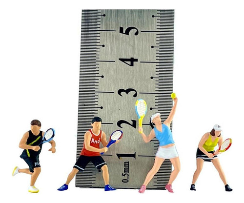 4x 1:64 Figuras En Miniatura De Escala Figuras De