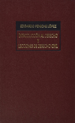Libro Introduccion Al Derecho Y Lecciones De Derecho Civil