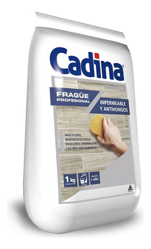 Frague Fluido Cadina Ceniza Beige Bolsa 1kg