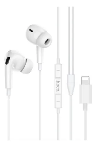 Audífonos In Ear Hoco M111 Pro Lightning Blanco