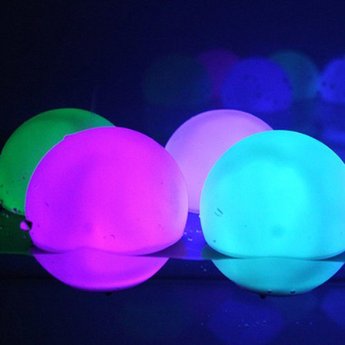 New,, Bola De Luz Led Con Forma De Esfera Colorida Rgb Con