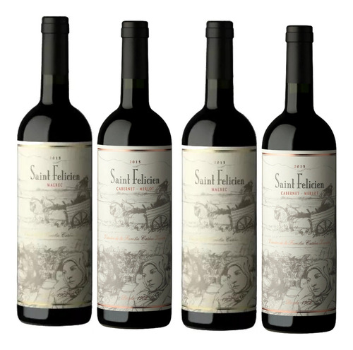 Pack Saint Felicien Malbec - Cabernet Merlot 4u - Celler