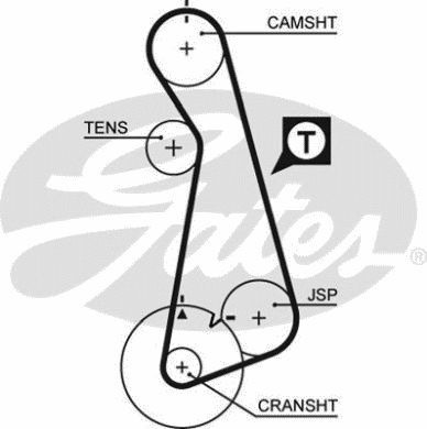 Banda Tiempo Gates Para Pointer Truck 1.8 2000 2001 2002