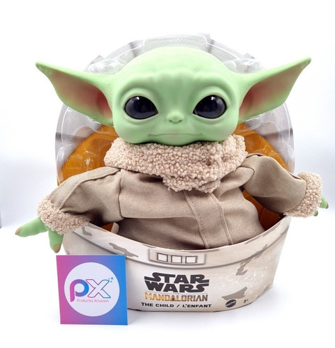 Imagen 4 de 6 de Baby Yoda Mandalorian Peluche Grogu De Mattel Star Wars 28cm