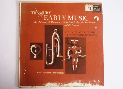 A Treasury Of Early Music Vol. 2 Music Of The Ars Nova - Lp 