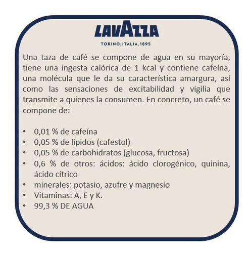 Imagen 5 de 8 de Cafe Italiano Lavazza Grand Hotel Molido 1 Kg + Cafe 226g