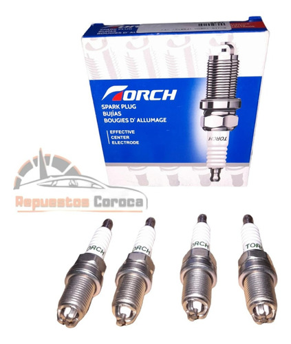 Pack 4 Bujias 3 Electrodos Chery S21 1.3