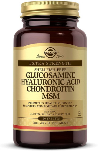 Glucosamina Chondroitin Ácido Hialurónico Solgar(pack 2)420t