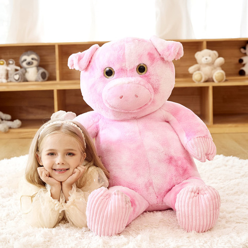 Peluche Earthsound Con Forma De Cerdo Gigante, 75 Cm De Altu
