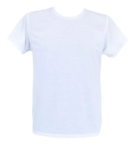 Playera blanca poliester hotsell