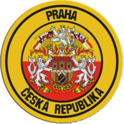 Parche Escudo Circular Republica Checa Praga
