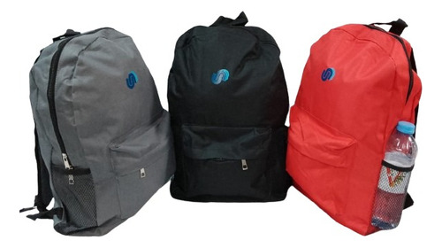 Mochila Viaje Escolar Urbana Reforzada Resistente Babymovil Color Rojo Diseño De La Tela Liso