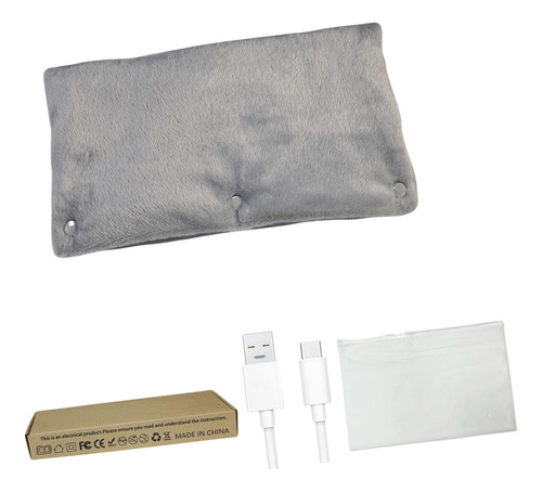 Calentador De Manos, Bolsa Para Calentar Las Manos, Gris
