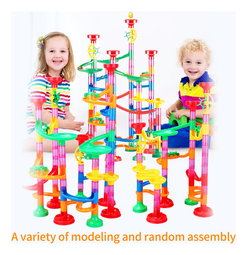 Building Block Roll Gift Children Toys Run Kids Ball Race