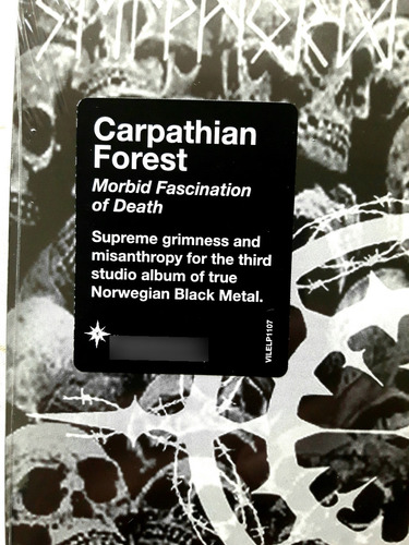 Carpathian Forest - Morbid Fascination Of Death (lp Novo) Estandar