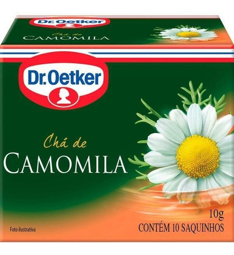Chá Dr Oetker Camomila 10 Sachês 10 Grs.