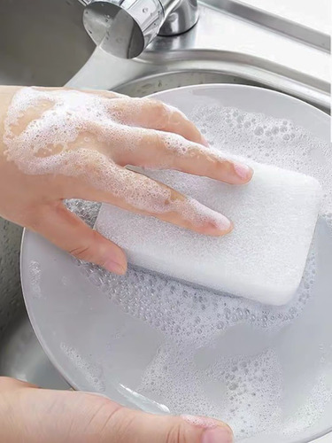 Paño Para Fregar Platos Con Esponja De Cocina De 3 Capas, 50