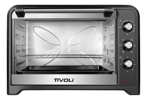 Horno De Mesa Electrico Tivoli 60l Negro Convector